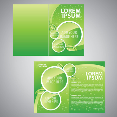 brochure Vector templateのイラスト素材