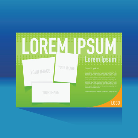 magazine cover, brochure, flyer, poster  layout templateのイラスト素材