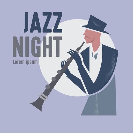 Jazz nightのイラスト素材