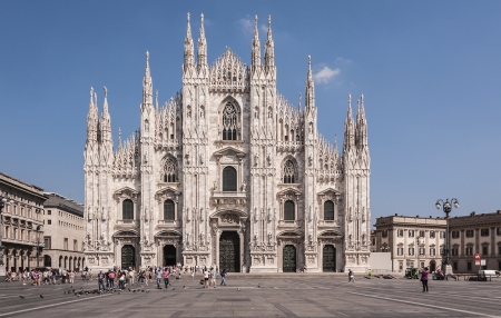 Duomo is the cathedral church of Milan, Italyのeditorial素材