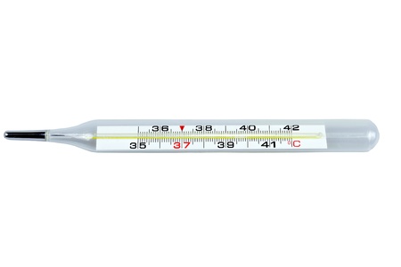 Medical thermometer isolated on white background
