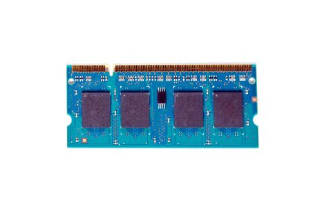  Notebook type ram module isolated on whiteの写真素材