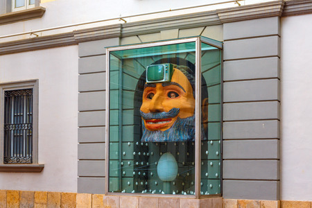 Figueres, Spain - June 17, 2014: Dali Museum in Figueres. Museum was opened on September 28, 1974 and houses largest collection of works by Salvador Dali.のeditorial素材