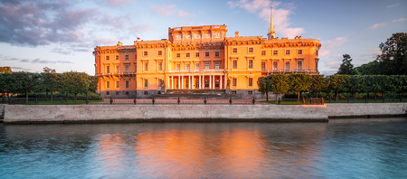 St. Michael's or Engineer castle. St. Petersburg, Russiaのeditorial素材