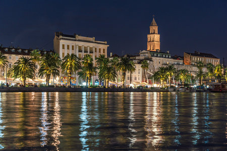 Split is the capital and largest city in Split-Dalmatia County, Dalmatia, and Adriatic Croatiaのeditorial素材
