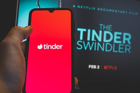 The Tinder Swindler is a new popular Netflix's documentary about Simon Leviev who scammed women on Tinder app.のeditorial素材