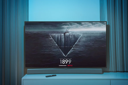 Kaunas, Lithuania - 5 October 2022: Popular TV serial on Netflix - 1899