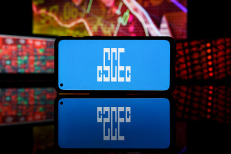 China State Construction Engineering company shares dropped down at stock market. CSCEC company financial crisis and failure.のeditorial素材