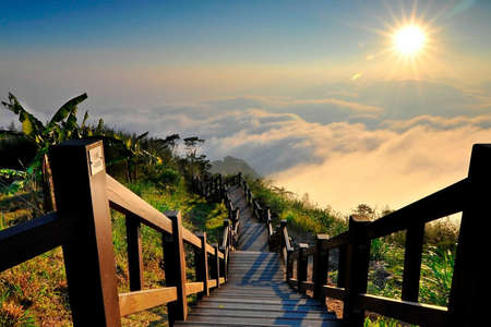 Beautiful Sunrise Viewの写真素材