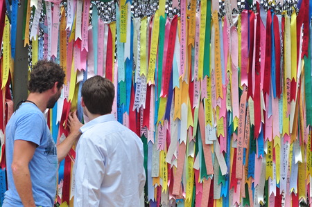 Barbed wire of Imjingakのeditorial素材