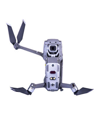 Varna, Bulgaria - Feb 16, 2020: DJI Mavic 2 Pro one of the most portable drones in the market, with Hasselblad camera.のeditorial素材