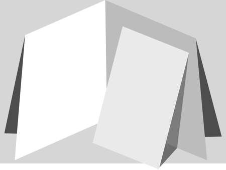 3d illustration white and grey blank background for product presentationの写真素材