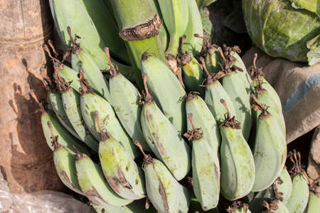 A raw banana stickの写真素材