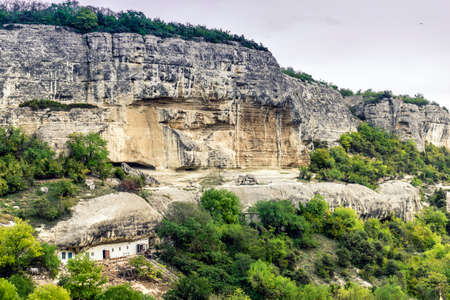 Republic of Crimea, Bakhchisaray, Holy Dormition male cave monastery