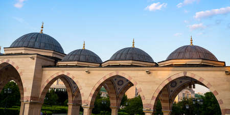 Main mosque of the Chechen Republic - Heart of Chechnyaの写真素材