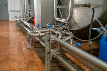 Dairy production. Details and accessories of the apparatus for bottling dairy products.