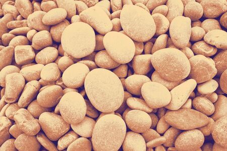 smooth beach stones backgroundの写真素材