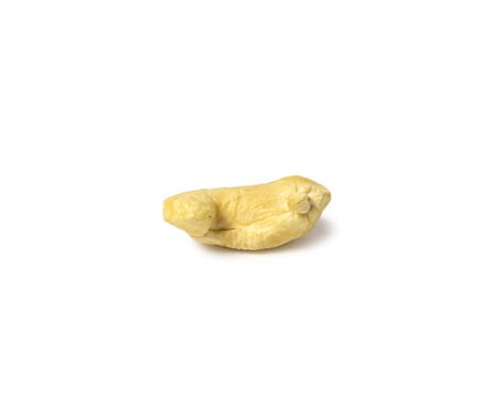 Close up cashews nut on a white background