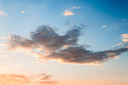 Sky clouds background Blue sky in good weather days.の写真素材