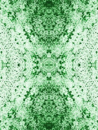 abstract green background or Christmas background with bright center spotlight and black vignette border frame with vintage grunge background texture green paper layout design colorful graphic artの写真素材