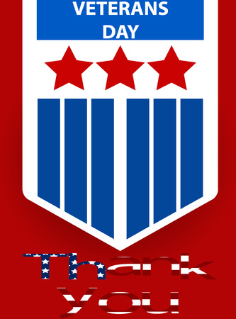 Poster of Veterans Day concept vector illustration. Traditional Day of Remembrance for US Veteransのイラスト素材