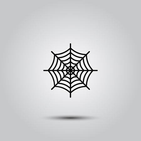 The spiderweb icon.のイラスト素材
