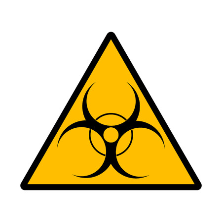 Bio hazard symbol signのイラスト素材