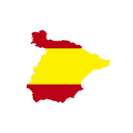 Map of Spainのイラスト素材