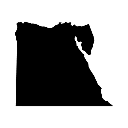 Map of Egypt.のイラスト素材
