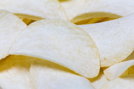 Potato chips textureの写真素材
