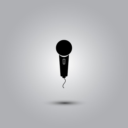 microphone - vector iconのイラスト素材