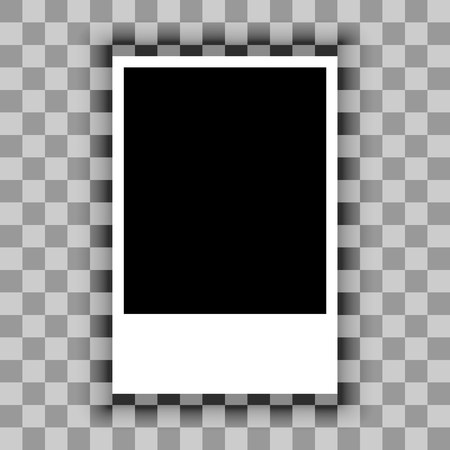 Blank of paper sheet on transparent background. Vectorのイラスト素材