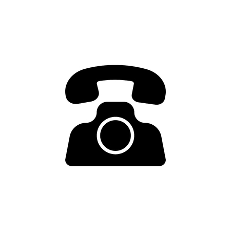 Phone icon in trendy flat style isolated on white backgroundの写真素材
