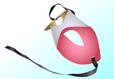 Illustration of a mask for a carnivalのイラスト素材