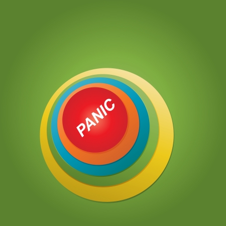 EPS10 Colorful Abstract panic button - Vector Designのイラスト素材