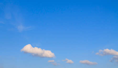 Clouds in the blue sky