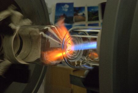 glass blowingの写真素材