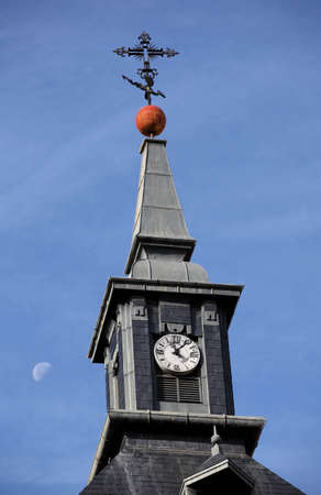 Clock tower in Madridの写真素材