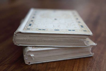 Antique booksの写真素材