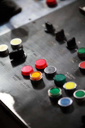 Old instrument panelの写真素材