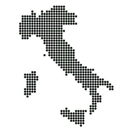 Map of Italy. Vector Illustration.のイラスト素材