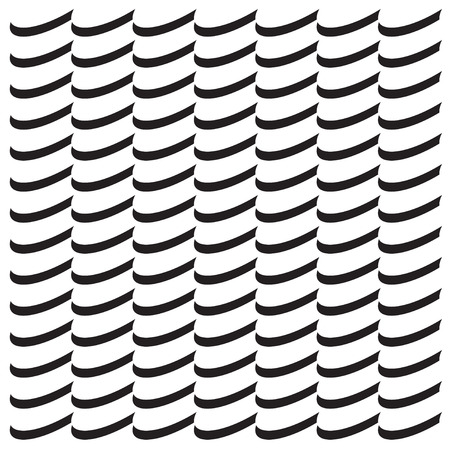 Black waves. Vector Illustration.のイラスト素材
