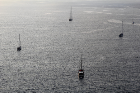 Sea view and yachts. Phuket, Thailand.