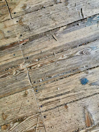 old rustic wood floor photographedの写真素材