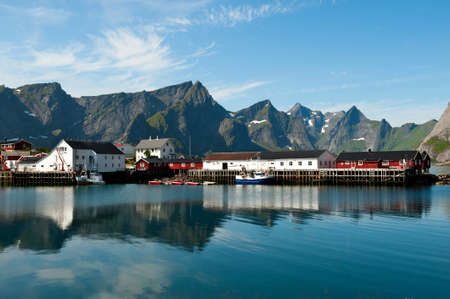 Hamoya, Lofoten, Norwayのeditorial素材