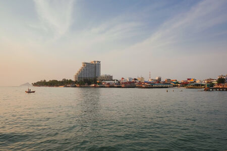 Early morning in Hua Hin, Thailand のeditorial素材
