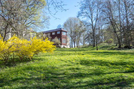 Early spring in Norrkoping, Swedenの写真素材