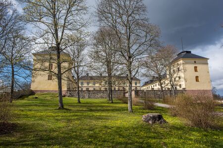 Norrkoping, Sweden - April 23, 2017: Lofstad caste outside Norrkoping. The castle was built in the...