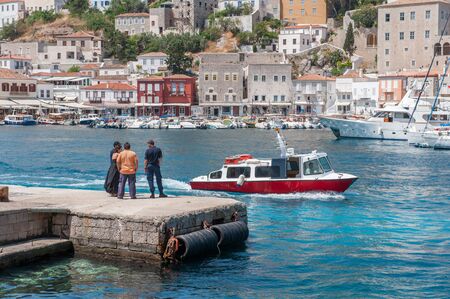 Hydra, Greece - May 30, 2009: Hydra is a Greek island in the Aegean sea belonging to the Saronic...