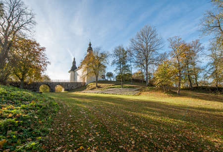 Linkoping, Sweden - October 17, 2010:  EkenÃ¤s castle during fall in the countryside outside LinkÃ¶ping. The castle, which is a popular tourist attraction, was built in the 17th century.のeditorial素材